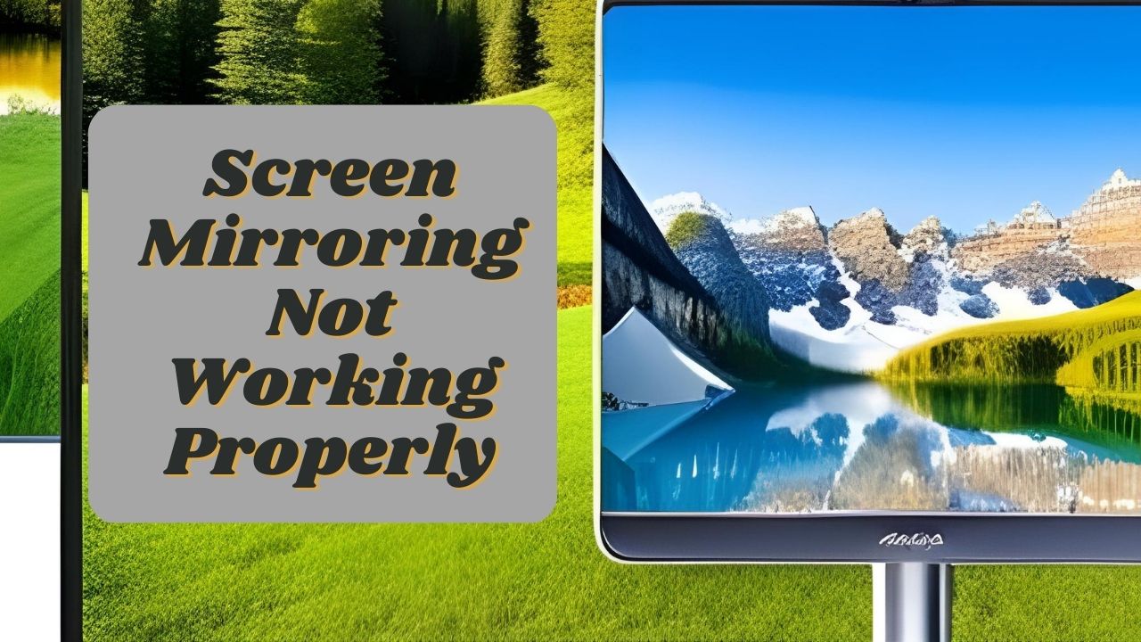Screen Mirroring Not Working Properly